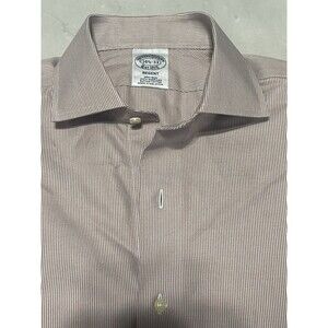 BROOKS BROTHERS Regent Non Iron Cotton Supima Dress Shirt 14.5 - 33 NWT $120